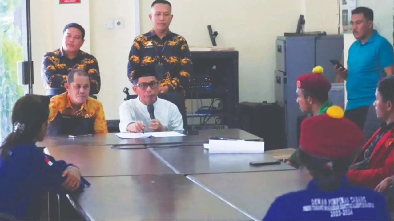 Muchlis Misbach Terima Peserta Aksi Demo dari PMKRI