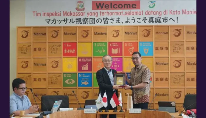 Komitmen Wujudkan Low Carbon City, Pejabat Pemkot Makassar Belajar ke Kota Maniwa Jepang