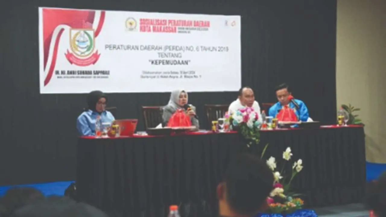 Gelar Sosialisasi Perda Kepemudaan, Andi Suhada Hadirkan 2 Narasumber