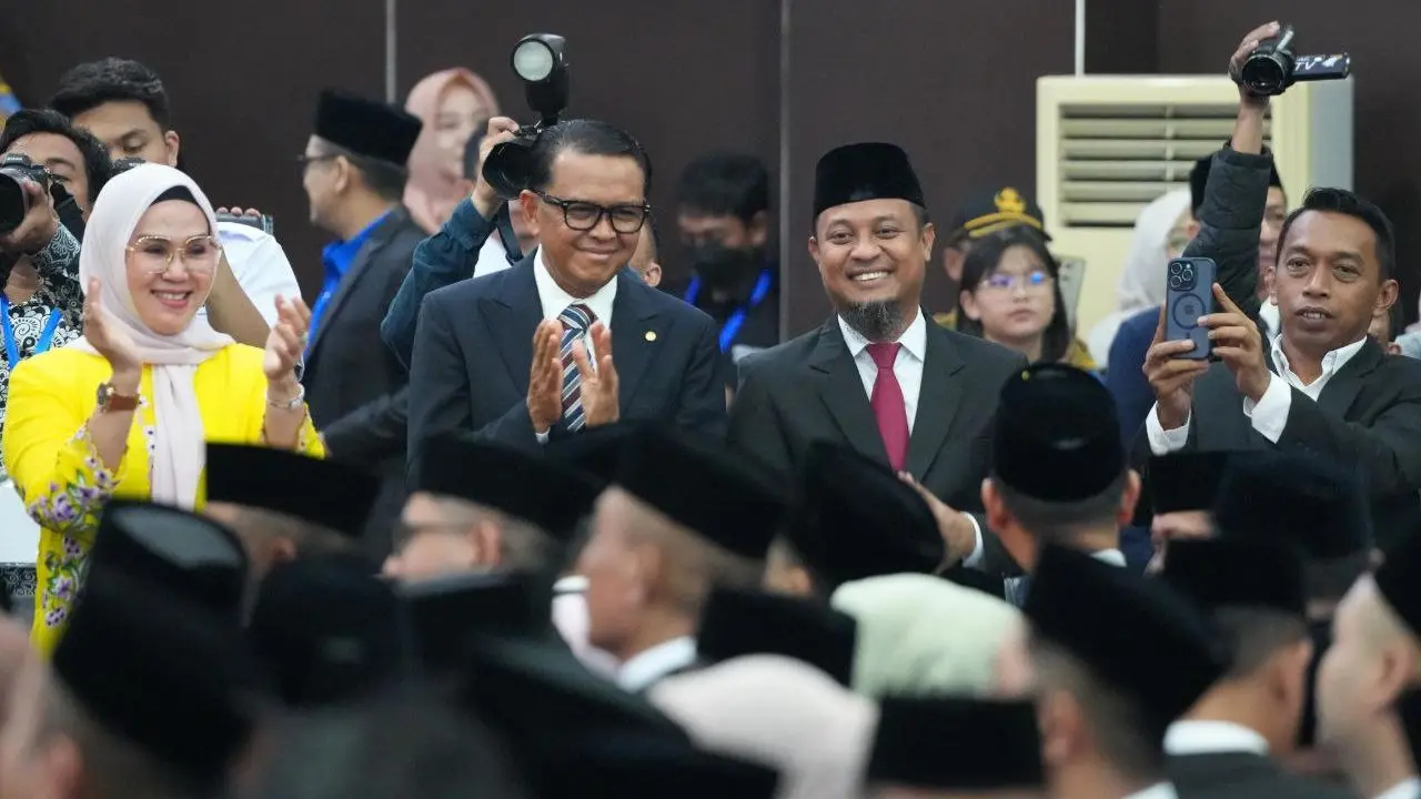 Andi Sudirman Hadiri Pelantikan Anggota DPRD Sulsel Periode 2024-2029: Semoga Amanah