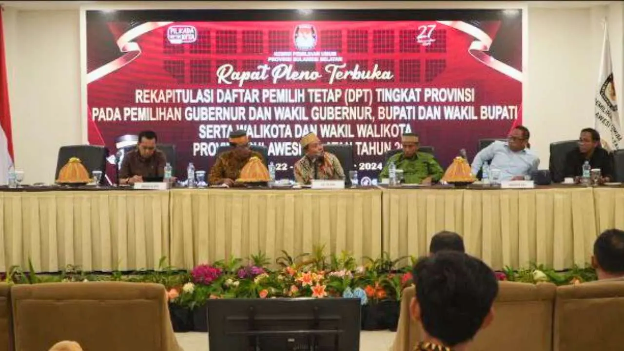 Ketua KPU Sulsel: DPT Pilkada 6.680.807 Pemilih