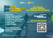Pendaftaran PLN “Journalist Award” 2024 Tinggal Sebulan Lagi, Kirimkan Karya Jurnalistik Terbaikmu!