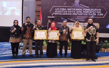 Selesaikan Disparitas Data ASN, BKD Sulsel Raih Penghargaan dari BKN
