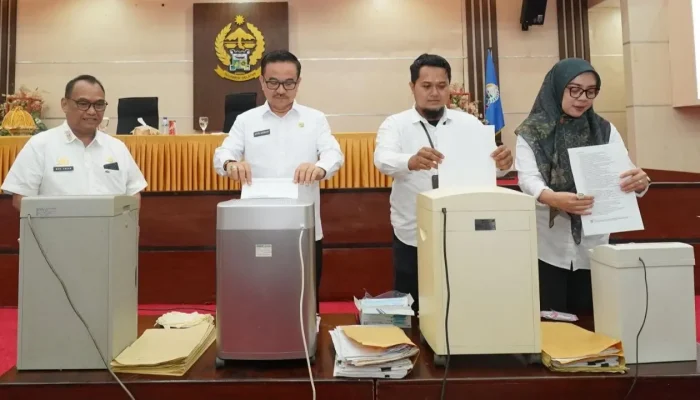 Dipimpin Sekda Jufri Rahman, 39.116 Arsip dari 18 OPD Dimusnahkan