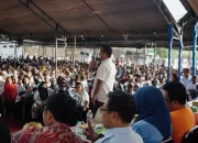 Antusias Warga Sambut Andi Sudirman di Lapangan Yusuf Bauty Gowa