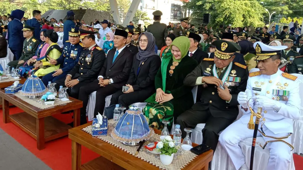 Hadiri Upacara HUT TNI ke-79, Ketua LDII Sulsel: Kami Bangga Memiliki TNI