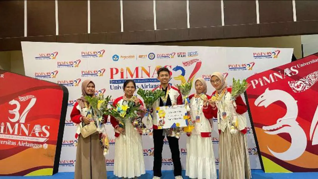 Mahasiswa Unhas Raih 2 Medali Emas Sekaligus di Pimnas Ke-37