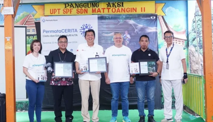 Libatkan Ratusan Karyawan, Permata Bank Berbagi CERITA untuk Anak Usia Sekolah di Makassar