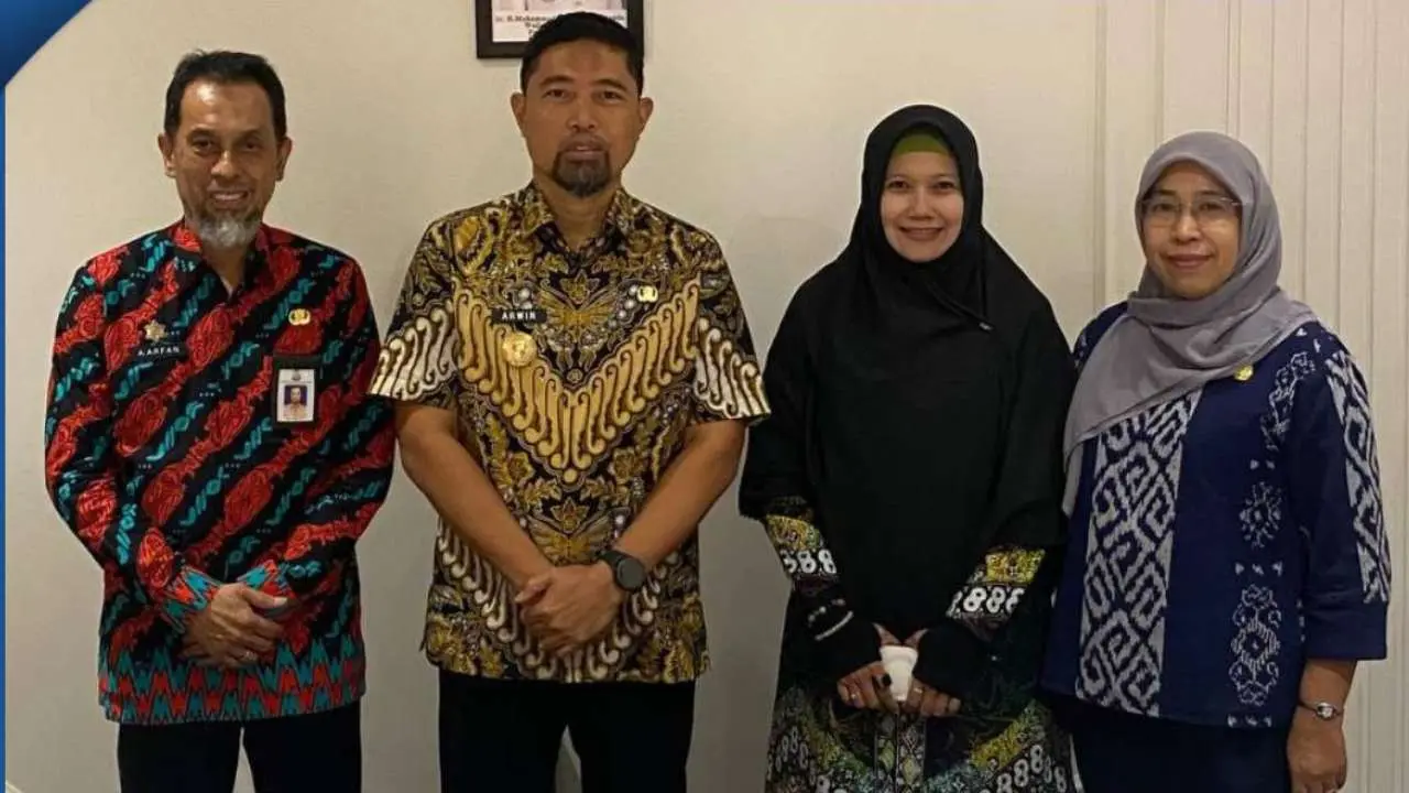 Kadis Kearsipan Audience ke Pjs Wali Kota Terkait Aplikasi Srikandi