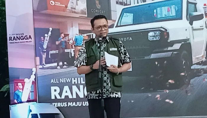 Kadis Perindag Makassar Hadiri Launching Toyota All New Hilux Rangga, Ini pesannya