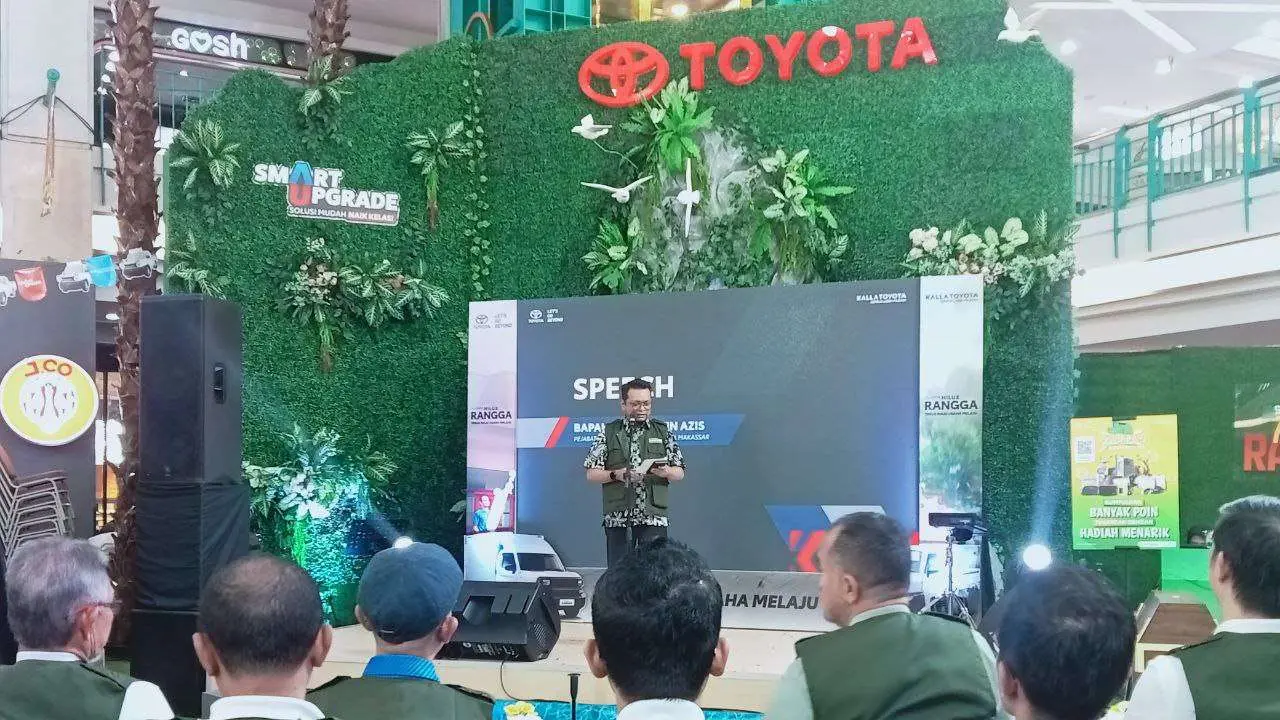 Kadis Perindag Makassar Hadiri Launching Toyota All New Hilux Rangga, Ini pesannya