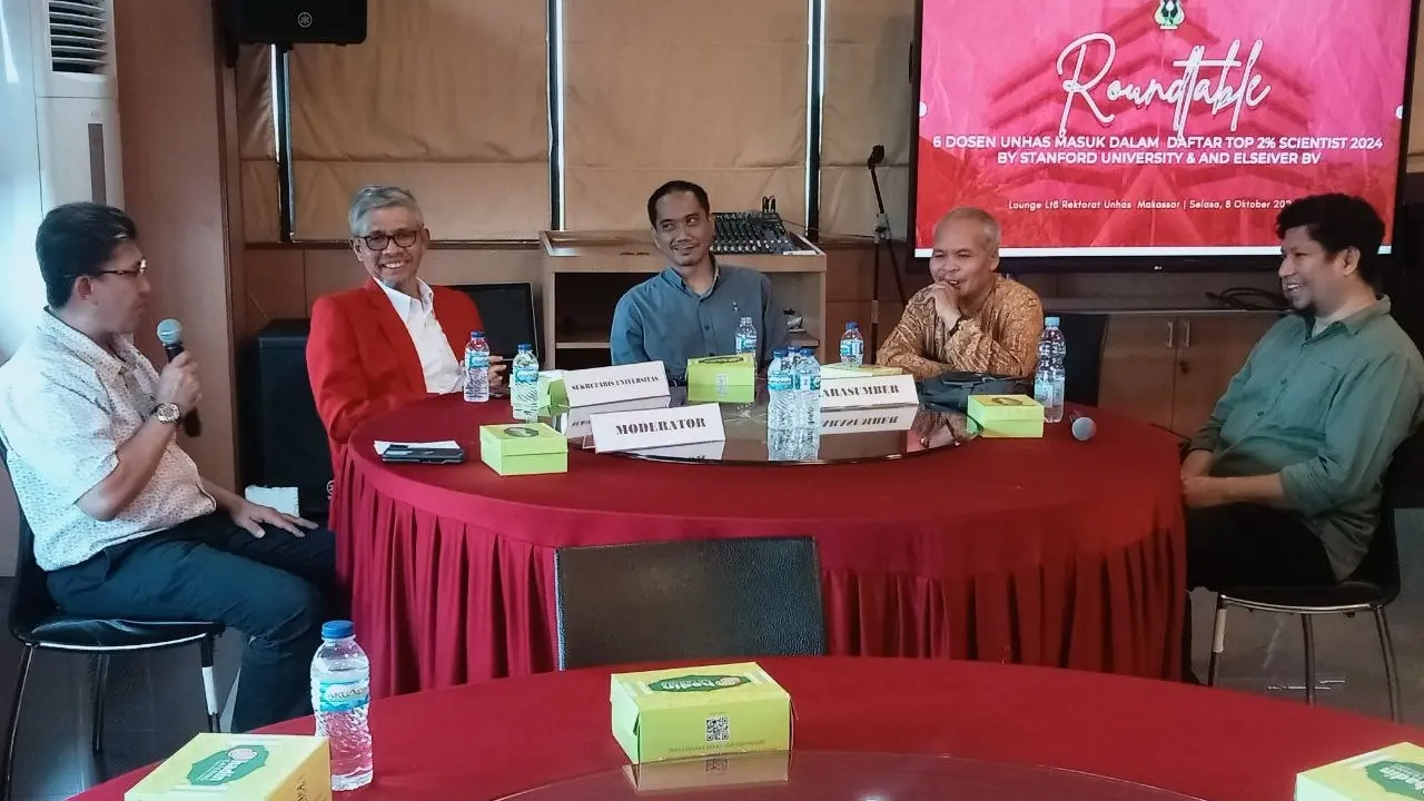 6 Dosen Peneliti Unhas masuk dalam Daftar Ilmuwan Paling Berpengaruh di Dunia