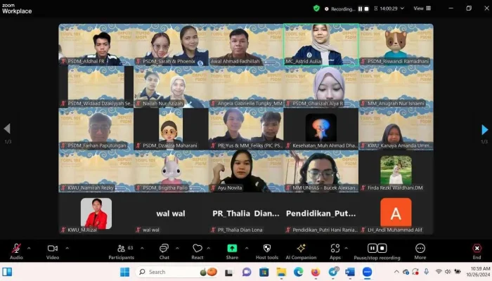 GenBI Unhas Gelar Pelatihan TOEFL dan Uji Kompetensi Bahasa Inggris Anggota
