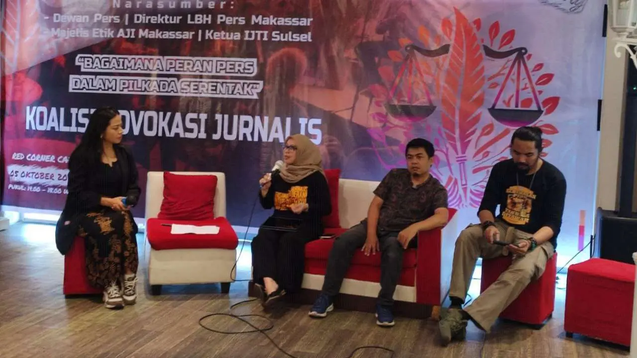 KAJ Sulsel Gelar Diskusi Publik Peran Pers di Pilkada