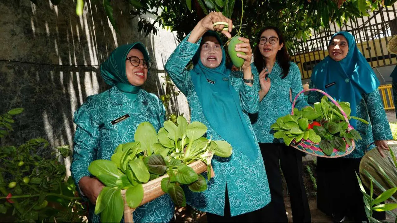 Resmikan Kebun "Aku Hatinya PKK", Ninuk Zudan: Harus Dijaga Keberlanjutannya