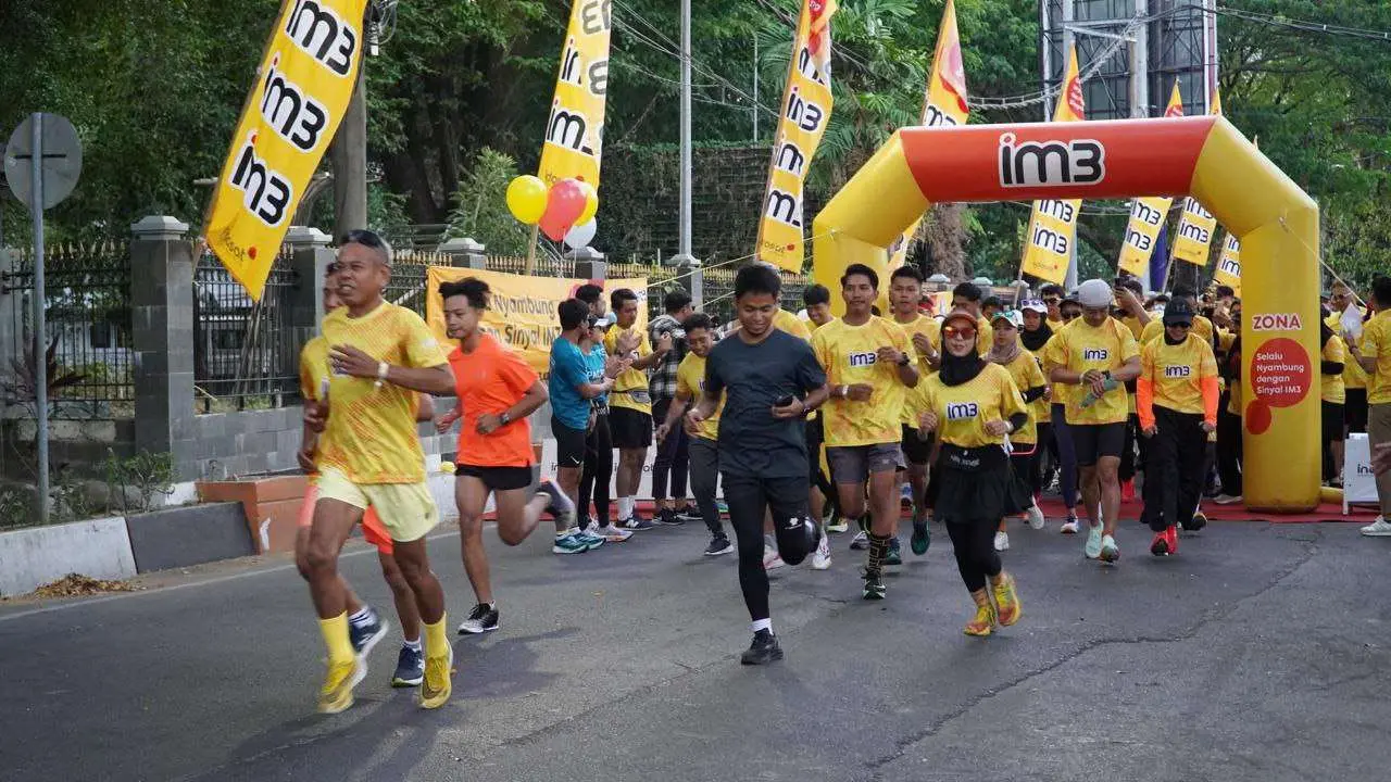 IM3 Fun Run Hadirkan Aktivitas Sehat, Seru, dan Penuh Semangat