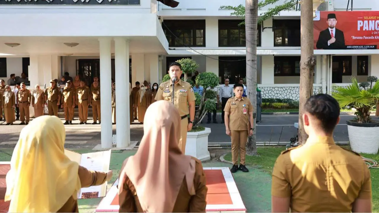 Pjs Arwin Azis Ajak ASN & non ASN Pemkot Makassar Halau Ideologi yang Bertentangan dengan Pancasila