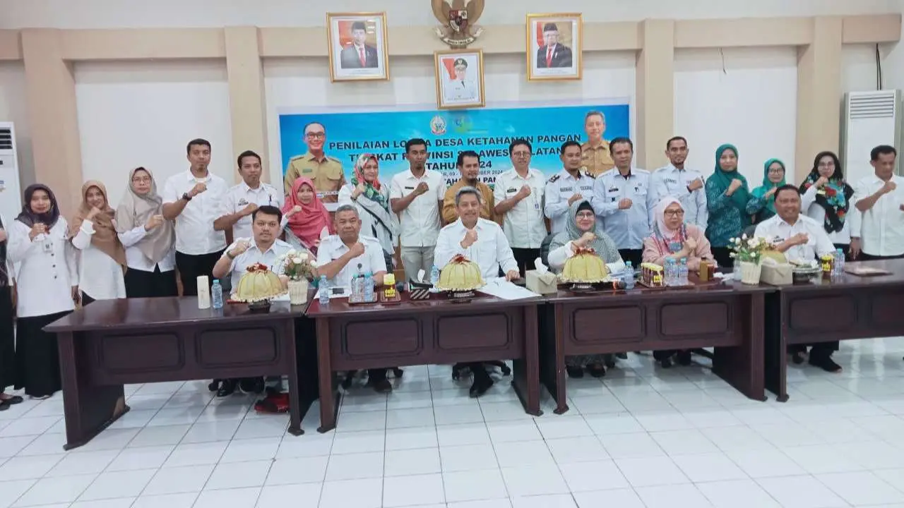 Meriahkan HUT Sulsel Ke-355 Dinas Ketapang Gelar Lomba Desa Ketahanan Pangan