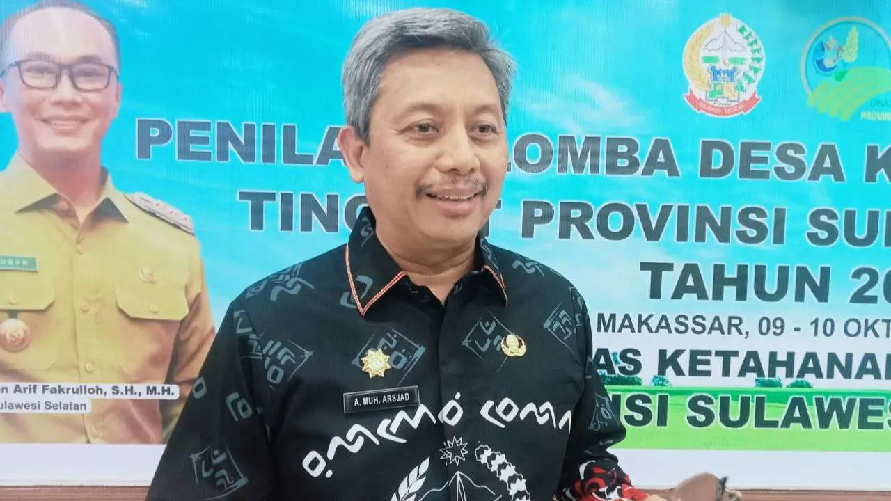 Andi Muhammad Arsjad, Kepala Dinas Ketahanan Pangan Provinsi Sulawesi Selatan.
