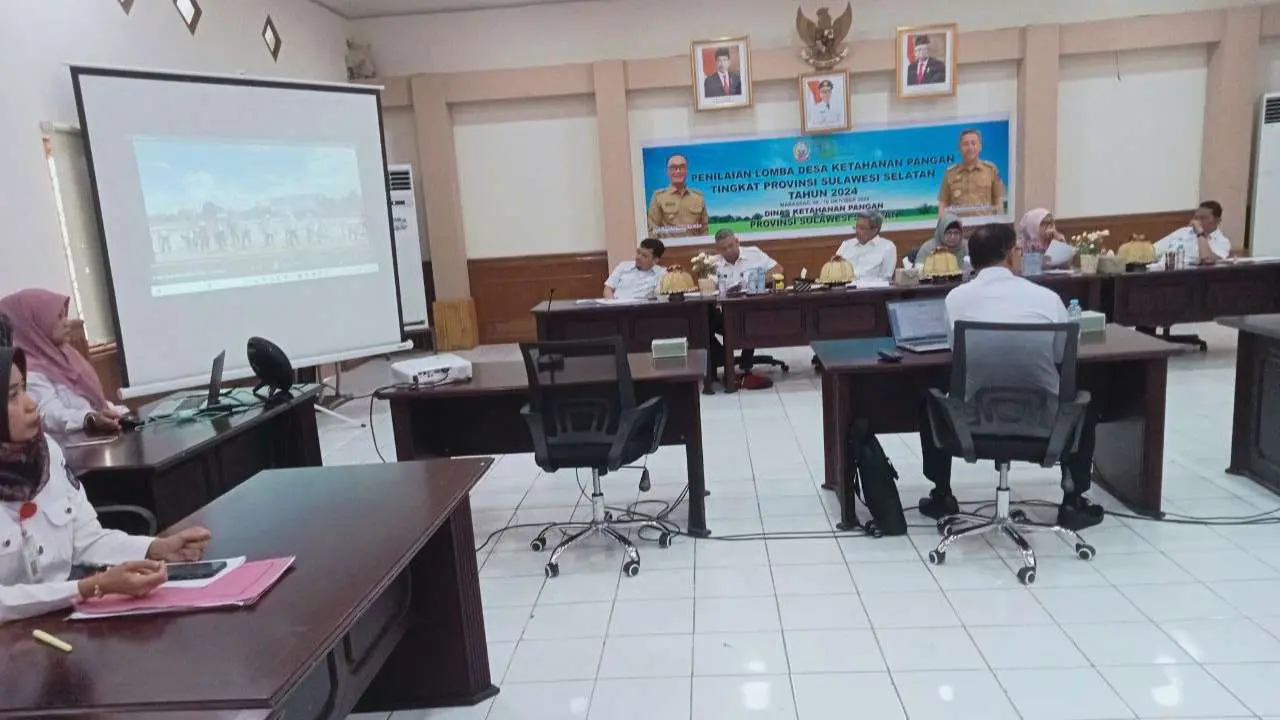 Meriahkan HUT Sulsel Ke-355 Dinas Ketapang Gelar Lomba Desa Ketahanan Pangan 