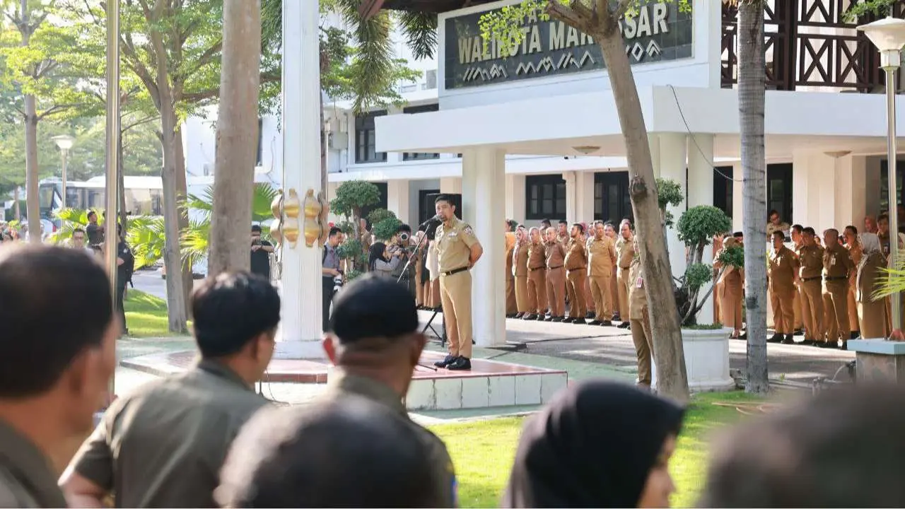 Pjs Wali Kota Makassar Arwin Ancam Pecat ASN Pemkot yang Tak Netral 2 Pjs Wali Kota Makassar Andi Arwin Azis