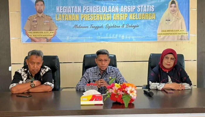 Giliran Kecamatan Panakkukang, Layanan Preservasi Arsip Keluarga Digelar Dinas Kearsipan Kota Makassar
