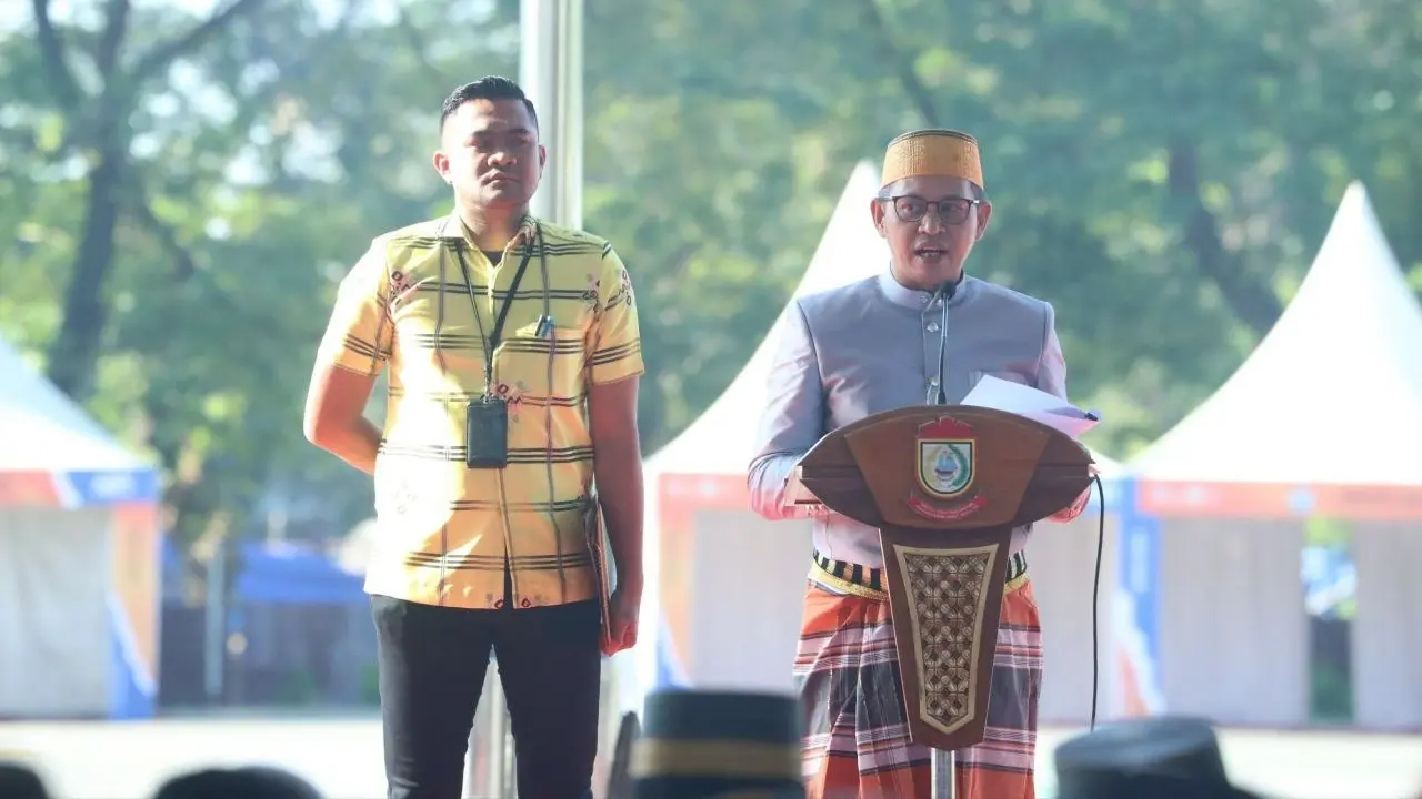 Ketua DPRD Supratman Bacakan Sejarah Kota pada Peringatan HUT Makassar ke-417