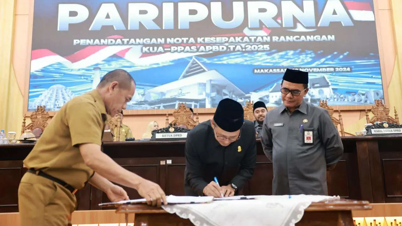 Pemkot Makassar dan DPRD Sepakati KUA-PPAS APBD Tahun 2025