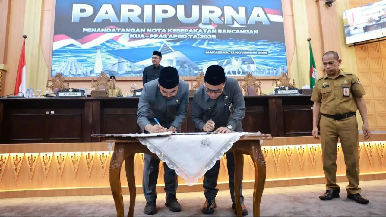 Pemkot Makassar dan DPRD Sepakati KUA-PPAS APBD Tahun 2025
