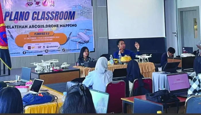 HMPWK FT Unibos Gelar Pelatihan Pemetaan Digital dengan ArcGIS dan Drone dalam PLANOFACE 8.0
