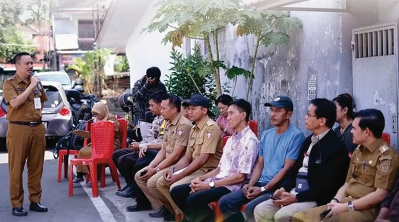 Distan Makassar Terima Hibah Tanah untuk Pelebaran Jalan di Kelurahan Paropo