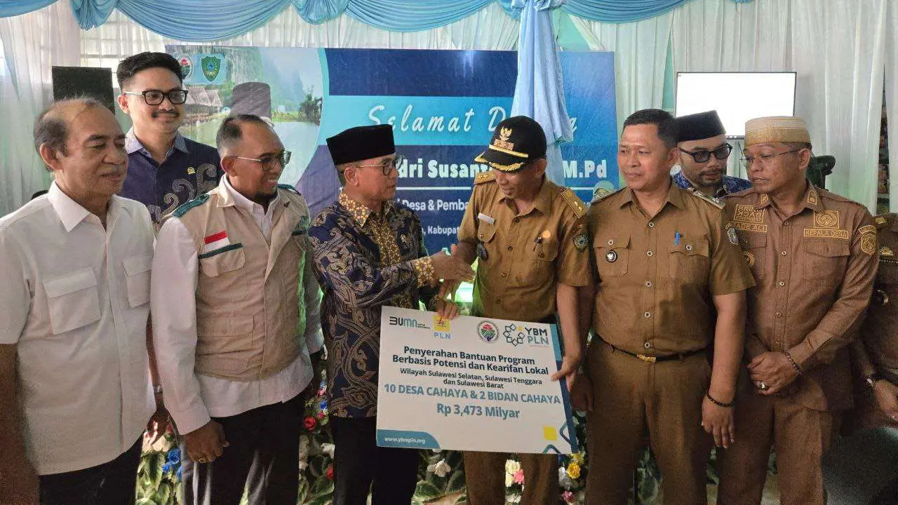 PLN dan Kementerian Desa Berdayakan 10 Desa Cahaya di Sulselrabar