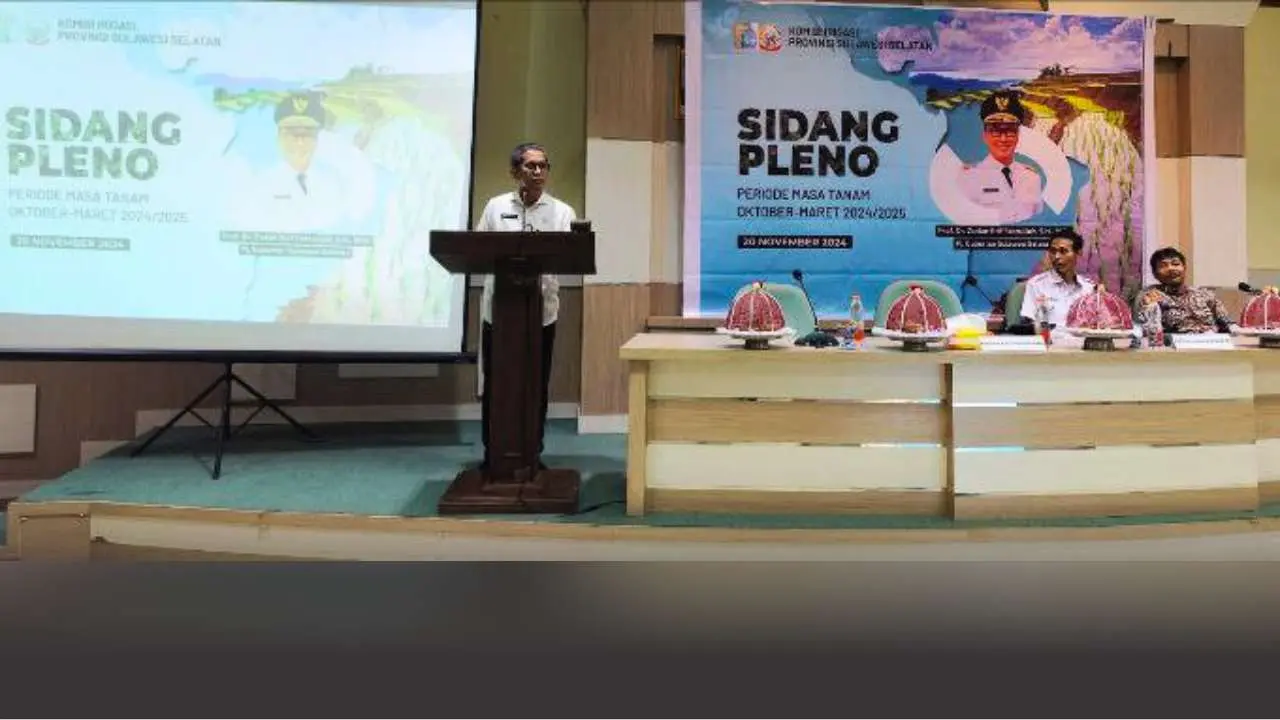 Pemprov Sulsel Tetapkan Rencana Tata Tanam untuk Musim Tanam Oktober-Maret 2025
