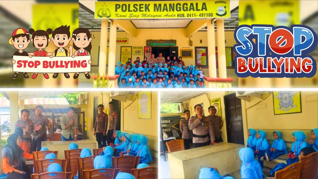 Polsek Manggala Edukasi Anak TK soal Bahaya Bullying