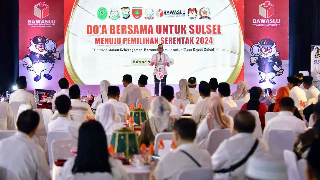 Doa Bersama Lintas Agama untuk Pilkada Damai di Sulsel