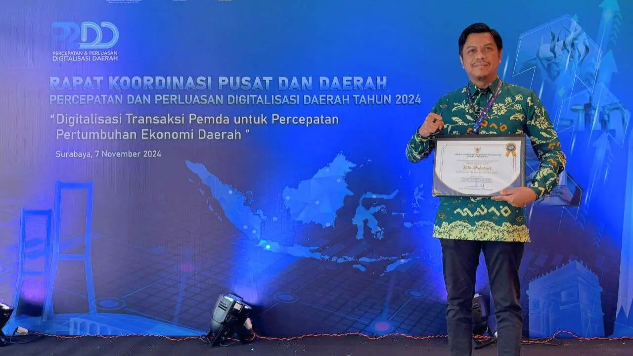 Makassar Raih Penghargaan Kota Terbaik TP2DD Tiga Tahun Berturut-turut