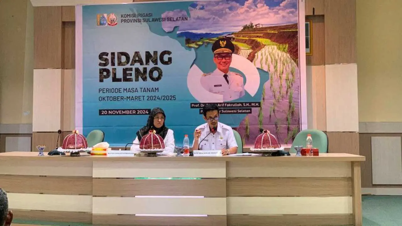 Komisi Irigasi Sulsel Tetapkan Jadwal Tanam untuk Swasembada Pangan