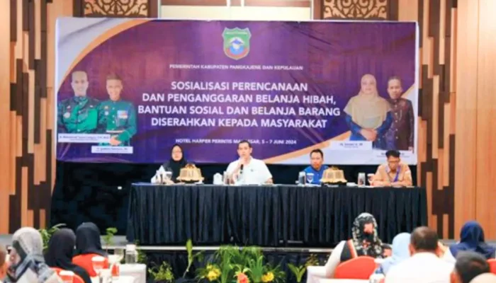 Sosialisasi Perencanaan Anggaran Belanja Hibah BPKAD Pangkep Dihadiri Bupati MYL
