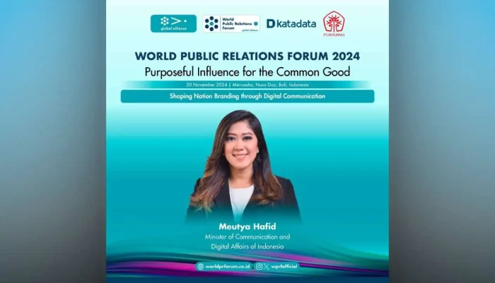Menkomdigi Meutya Hafid Akan Berbicara di World Public Relations Forum 2024 di Bali