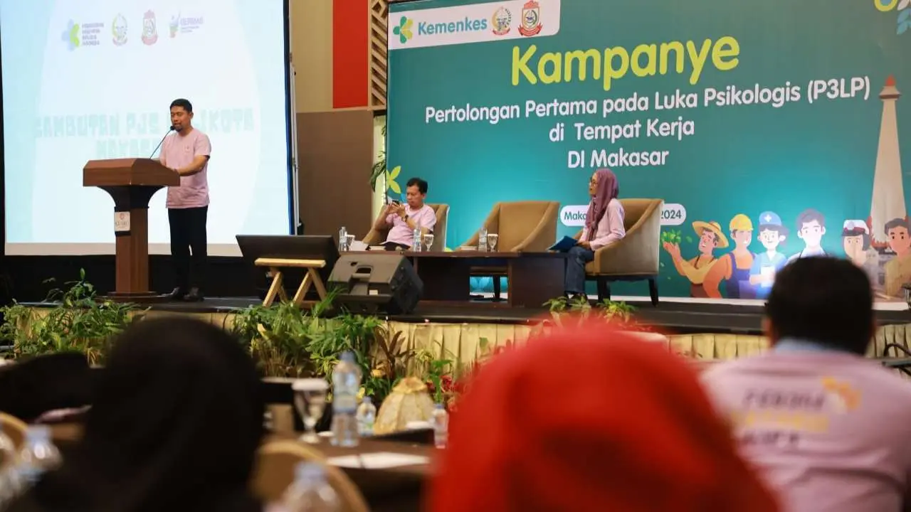 Kadinkes Makassar Dukung Kampanye Pertolongan Pertama Luka Psikologis