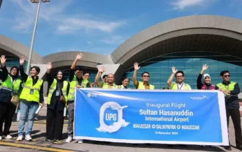 Garuda Indonesia Resmikan Penerbangan Baru Makassar-Balikpapan Dihadiri Pj Sekda dan Kadispar