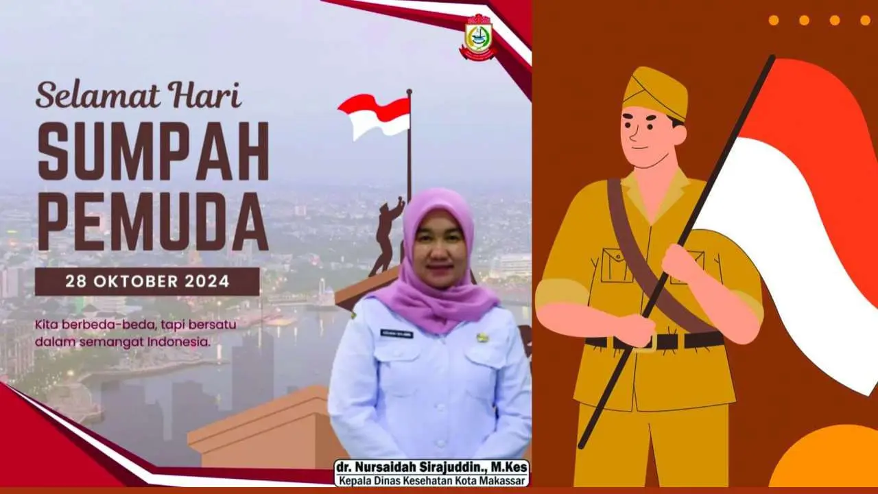 Kadinkes Makassar Ajak Pemuda Jaga Kesehatan di Hari Sumpah Pemuda