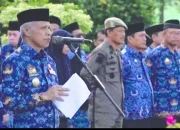 Wakil Bupati Pangkep Pimpin Upacara Hari Otonomi Daerah ke-28
