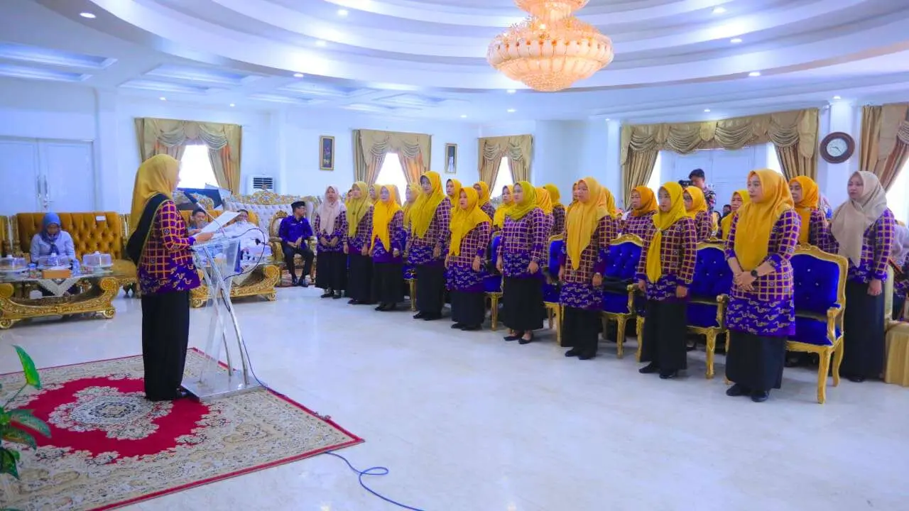 Nurlita Kukuhkan Bunda PAUD Desa/Kelurahan dan Kecamatan se-Kabupaten Pangkep