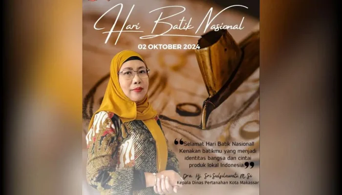 Dinas Pertanahan Makassar Dukung Pelestarian Batik di Hari Batik Nasional 2024