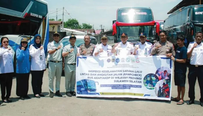 Dishub Makassar Cek Kelayakan Bus untuk Jamin Keamanan Penumpang