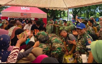 Jelang Idulfitri, Kodim 1421 dan Pemkab Pangkep Gelar Pasar Murah