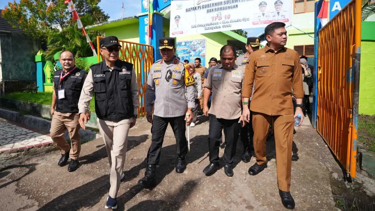 Persiapan Pilkada Serentak di Sulsel, Prof Zudan dan Kapolda Tinjau Lima Daerah