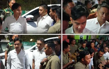 Camat Ujung Tanah Dampingi Wapres Gibran Menyusuri Lorong 3 Kelurahan Pattingalloang