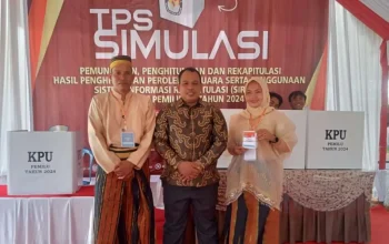 Jelang Pilkada Serentak, KPU Jeneponto Gelar Simulasi Pemungutan dan Penghitungan Suara